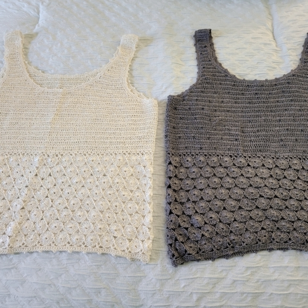 2 Crochet Tops
